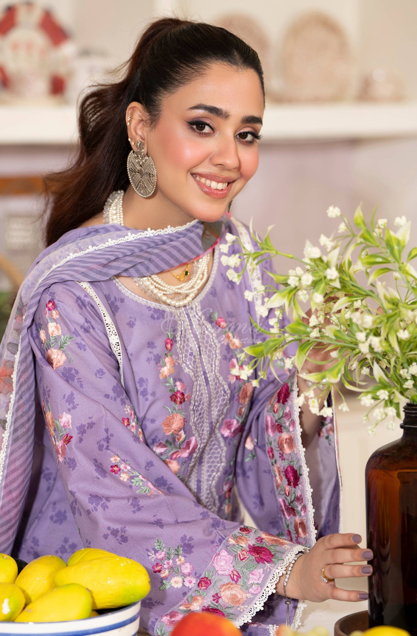 Mauve Blossom - Gul-Mahar by Karma view 6