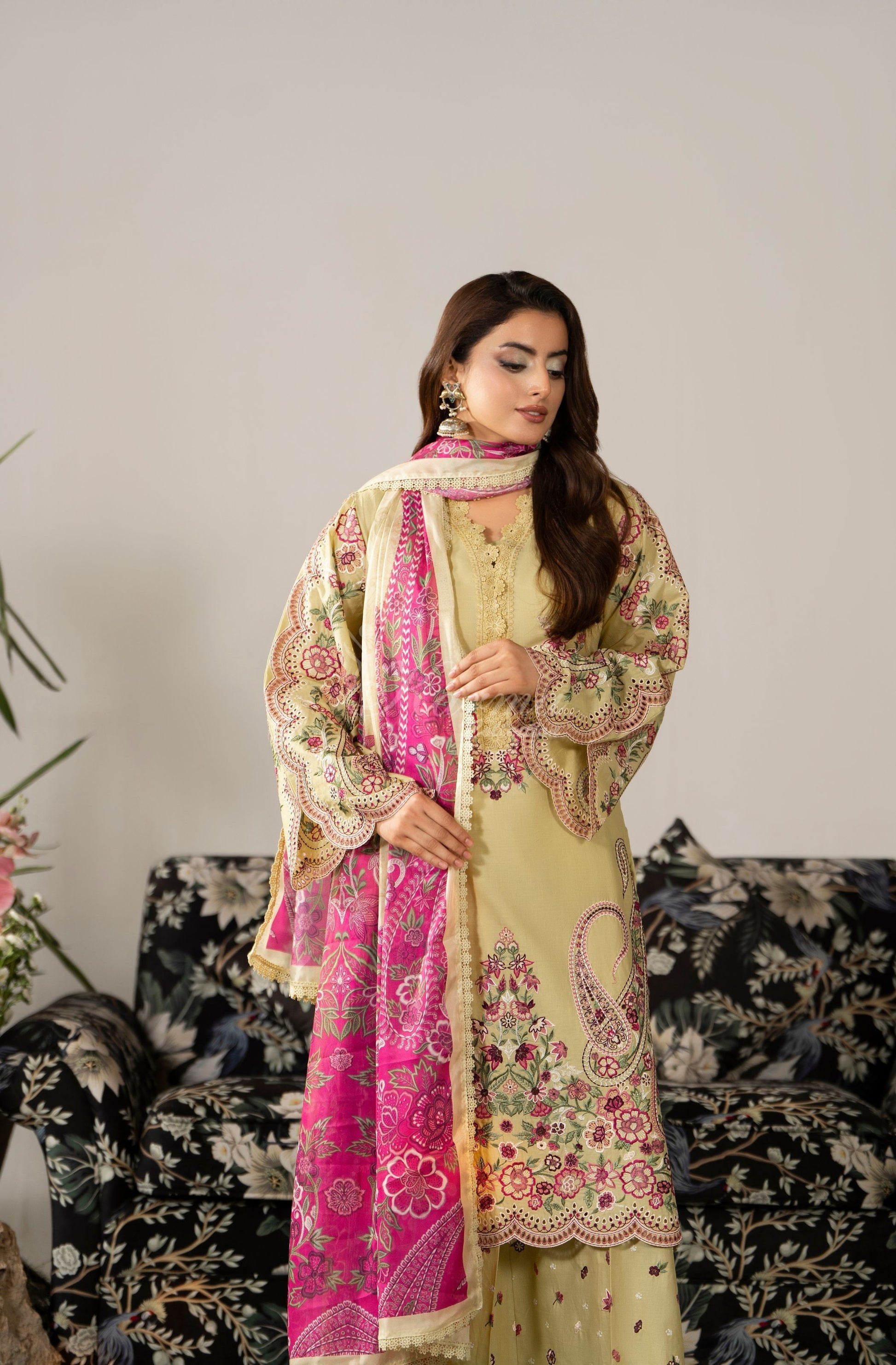 WARM YELLOW - Full outfit with dupatta