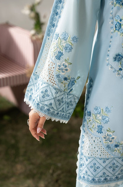 MUTED BLUE - Full outfit outdoor