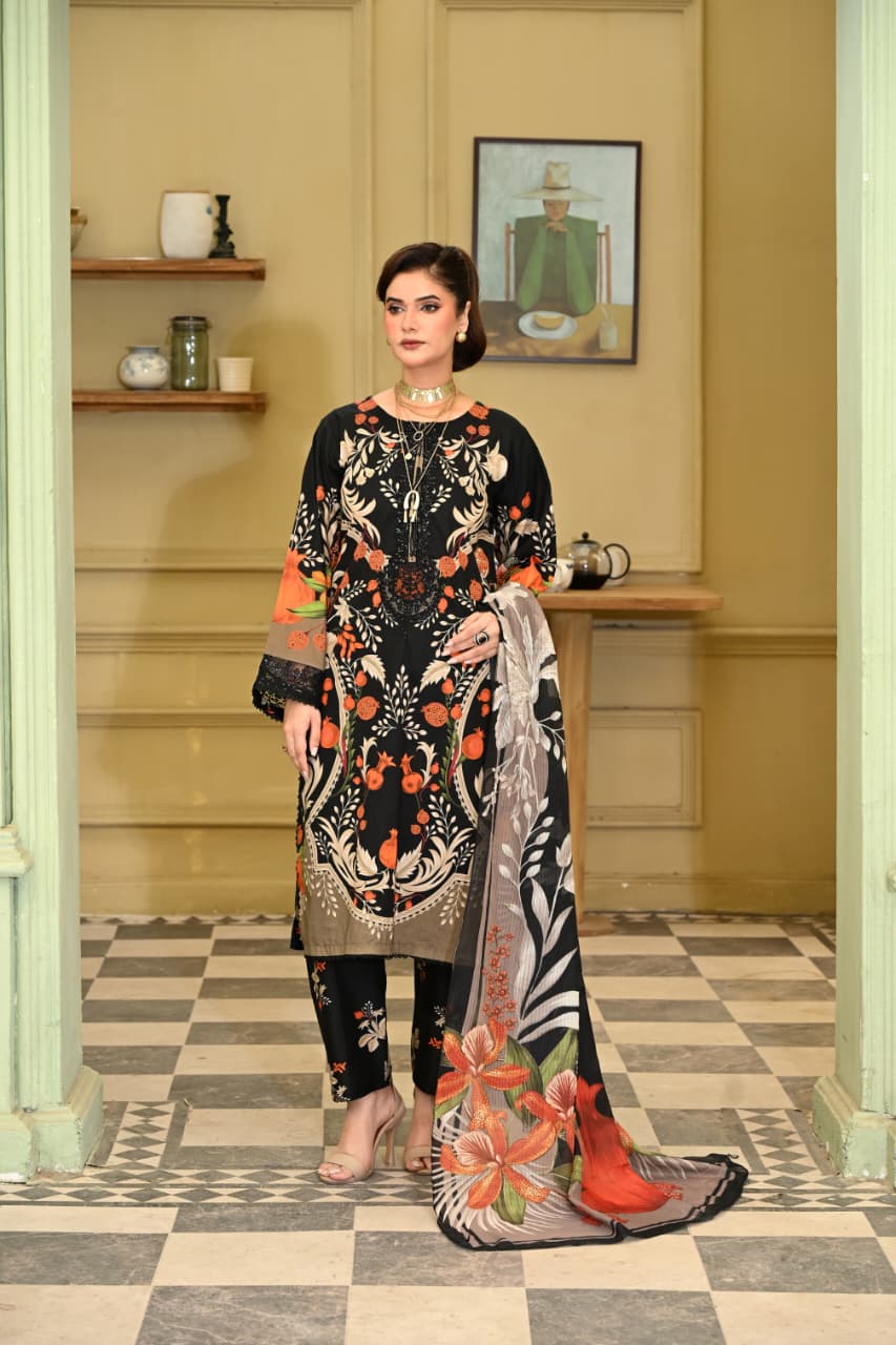 Black Floral