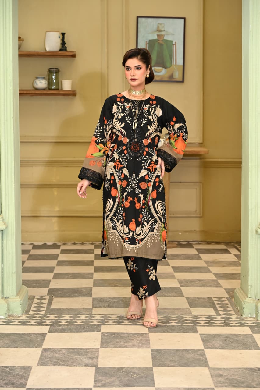 Black Floral