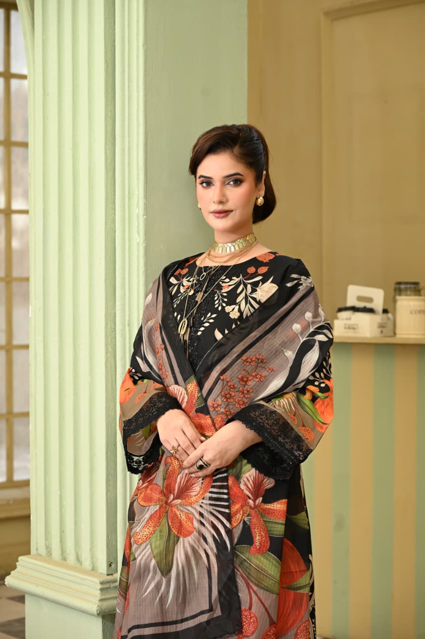 Black Floral