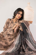 Zeenat PRET Camel Brown - Seated close up with dupatta